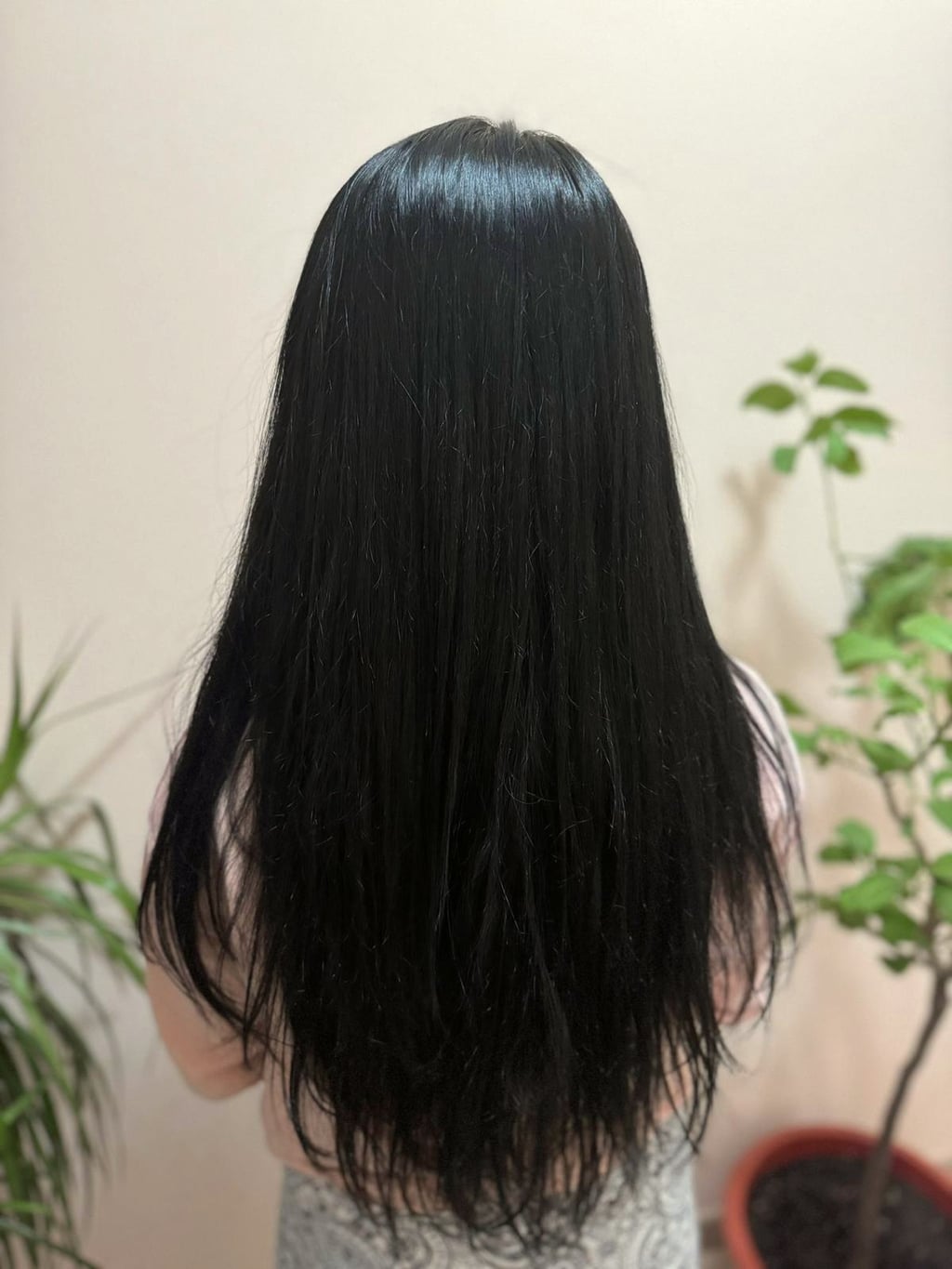 Before and after hair extensions transformation showing keratin bonds at Sisters Hair Extensions London.
