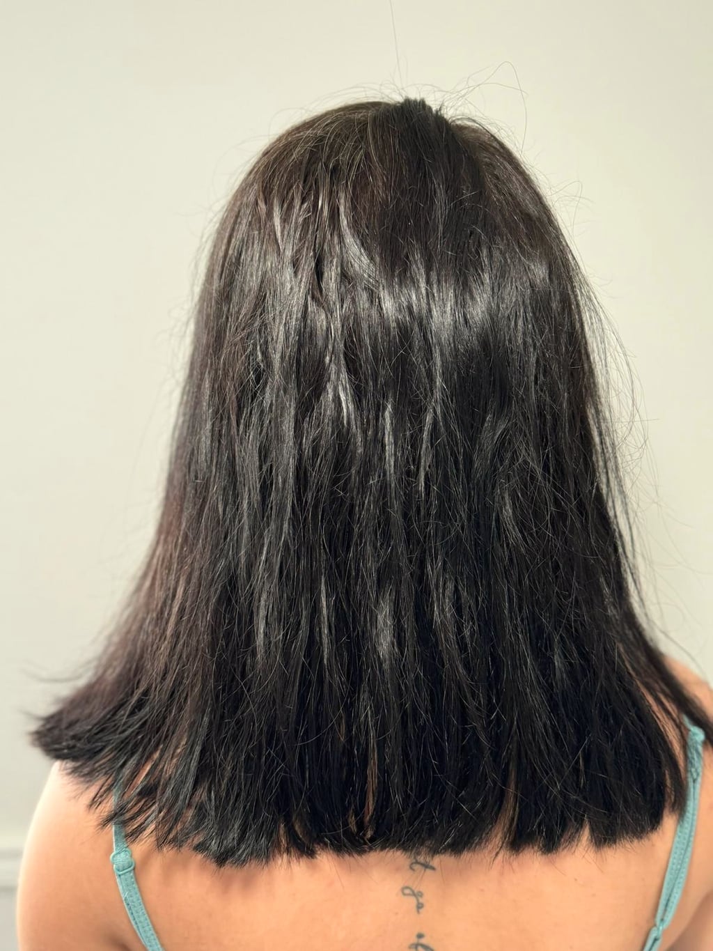 Before - Keratin bond transformation - volume and length